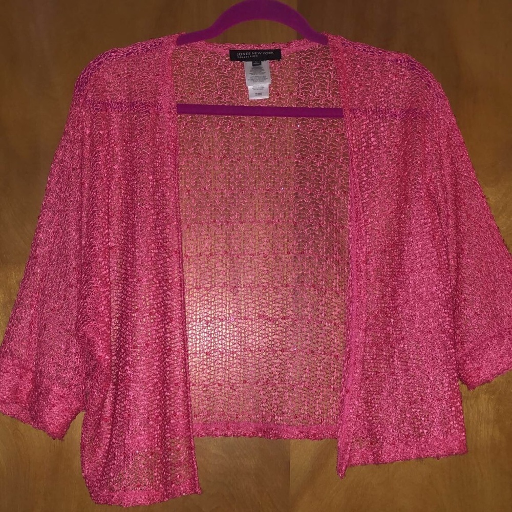Jones New York open cardigan